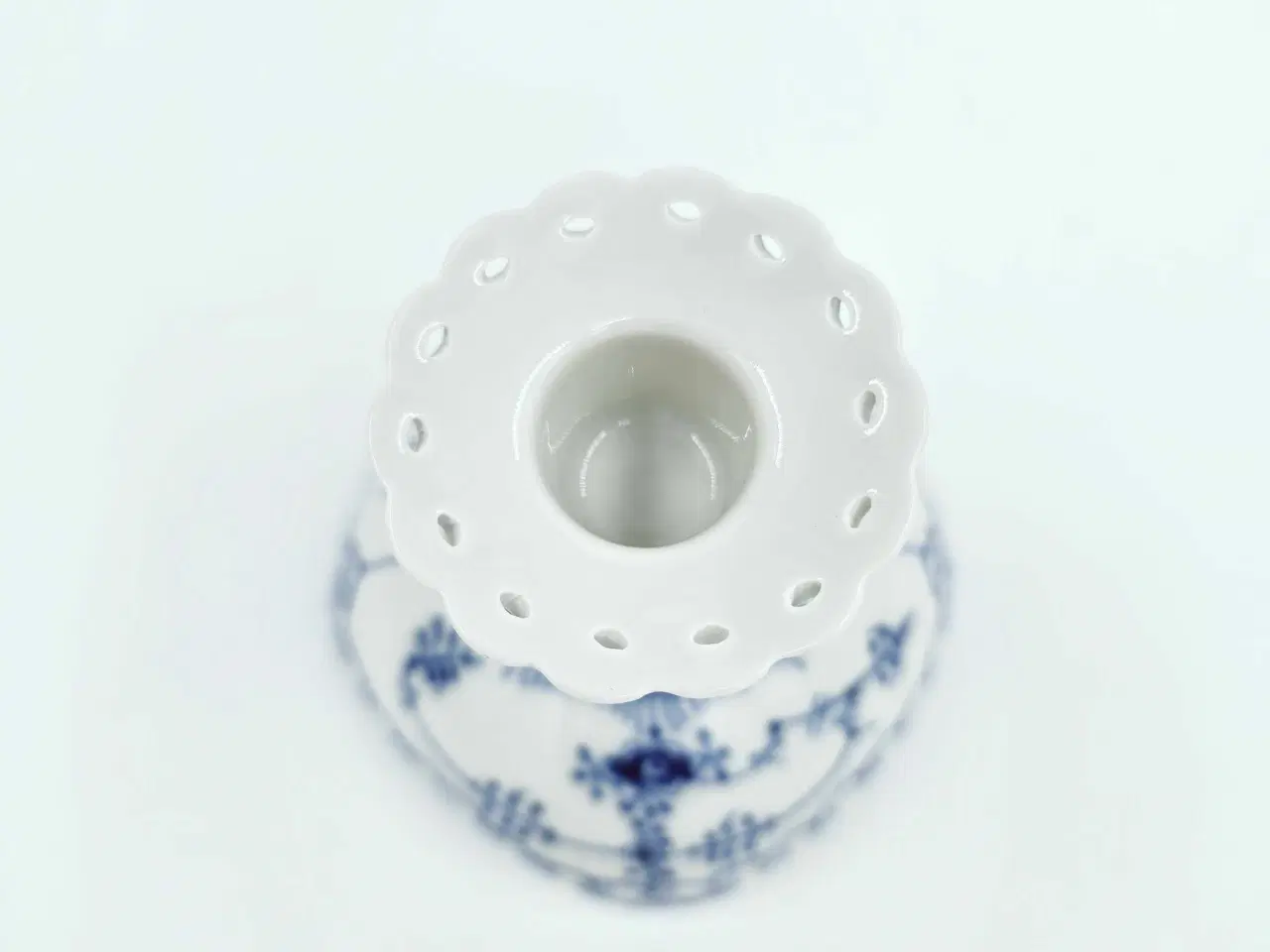 Billede 10 - Musselmalet Helblonde Lysestage Porcelæn 