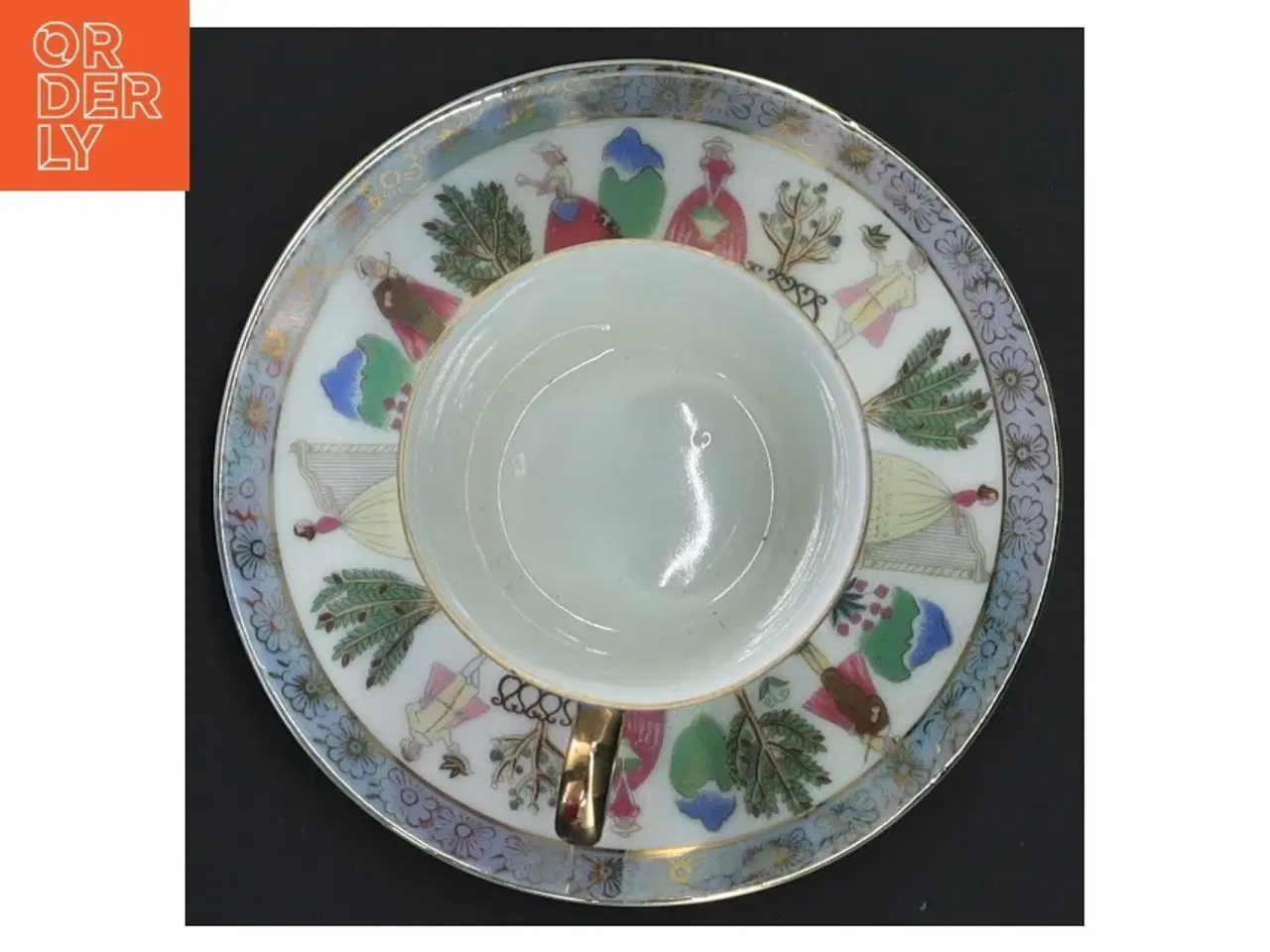 Billede 3 - Mokkakop Porcelænskop med underkop (str. Ø. 11 cm ø 6 cm)