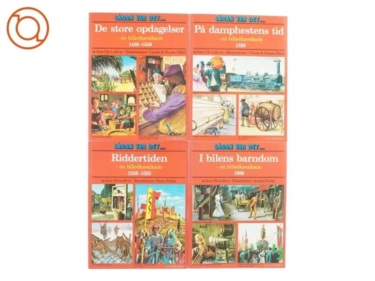 Billede 1 - Sådan var det.. en billedekavalade (4 stk)(Bog)