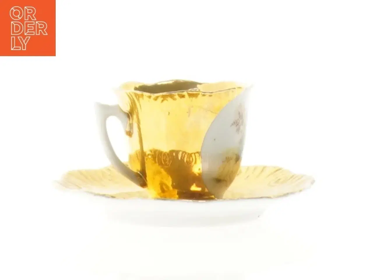 Billede 1 - Tekop med underkop (str. 10 x 5 cm)