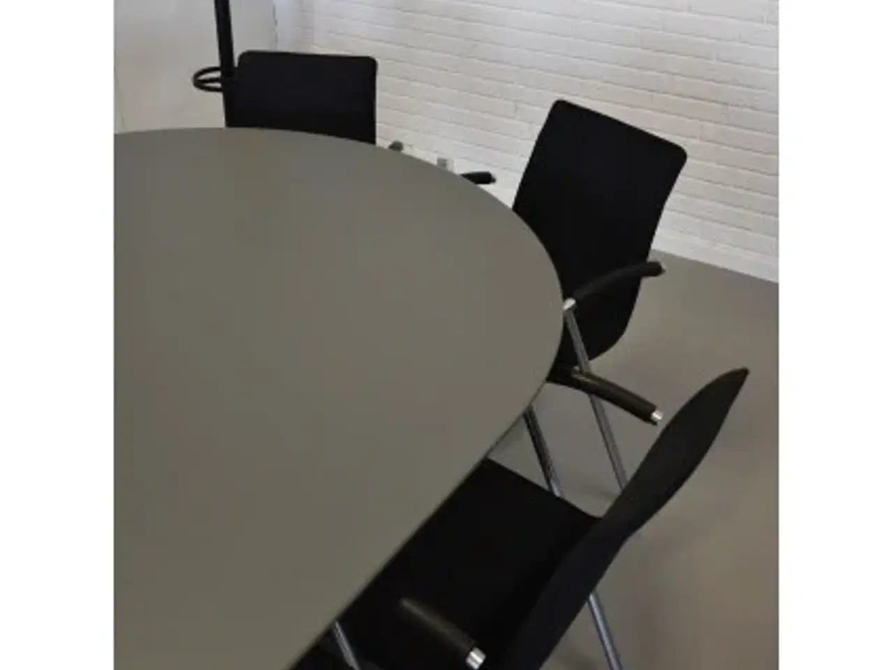 Billede 6 - Four design g2 konferencestole i sort/blå med blank krom stel