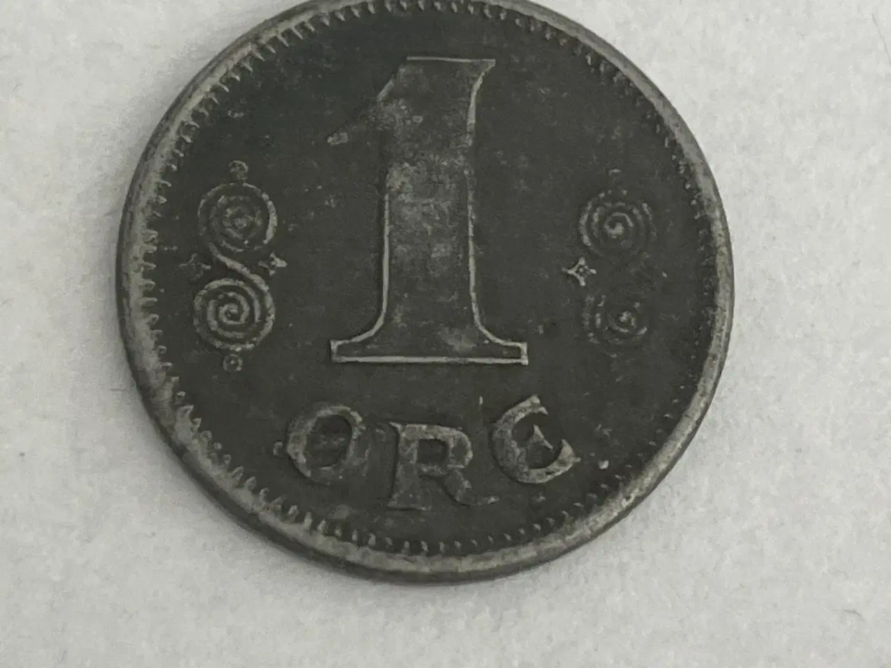 Billede 2 - 1 Øre 1918 Jern