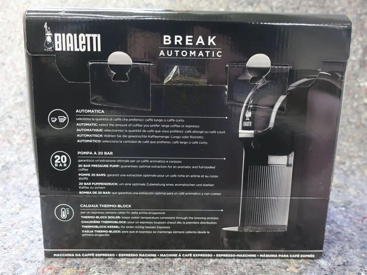 Billede 2 - Kapsel espresso kaffemaskine BIALETTI BREAK AUTOMATIC