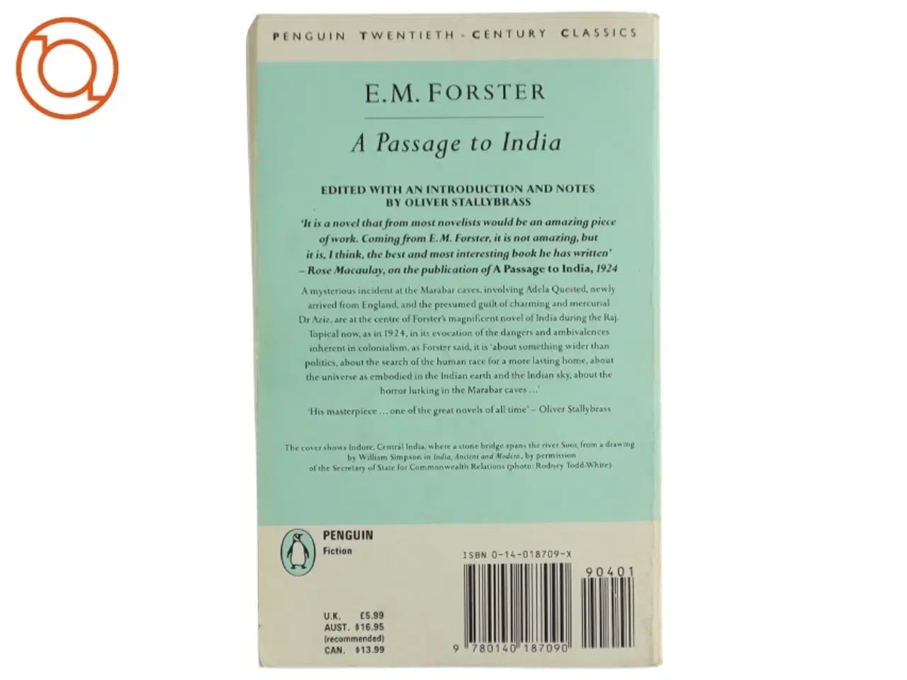 Billede 2 - A Passage to India af E.M. Forster (Bog)