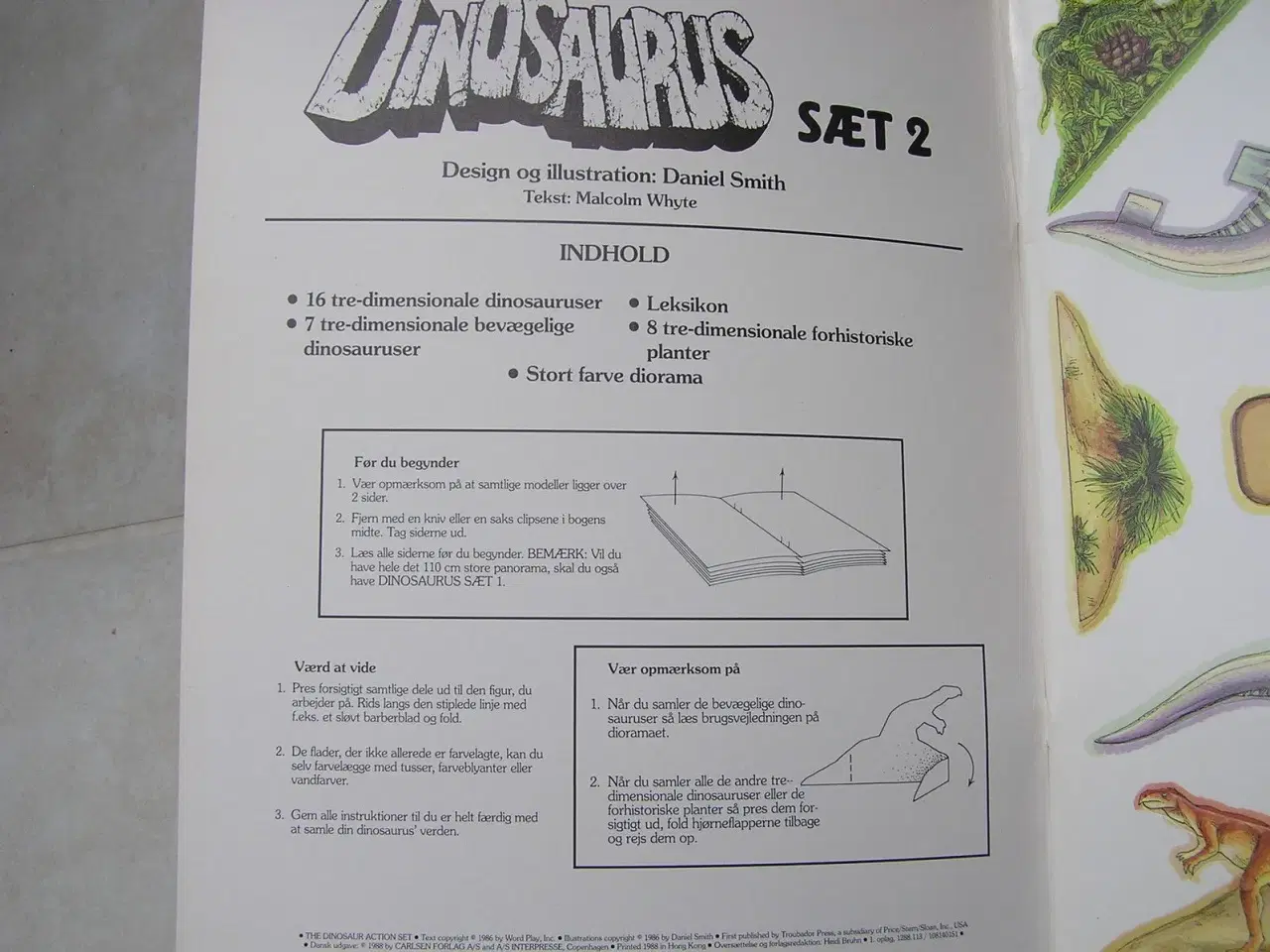 Billede 5 - Dinosaurus sæt 1 & 2 ,SMITH, DANIEL