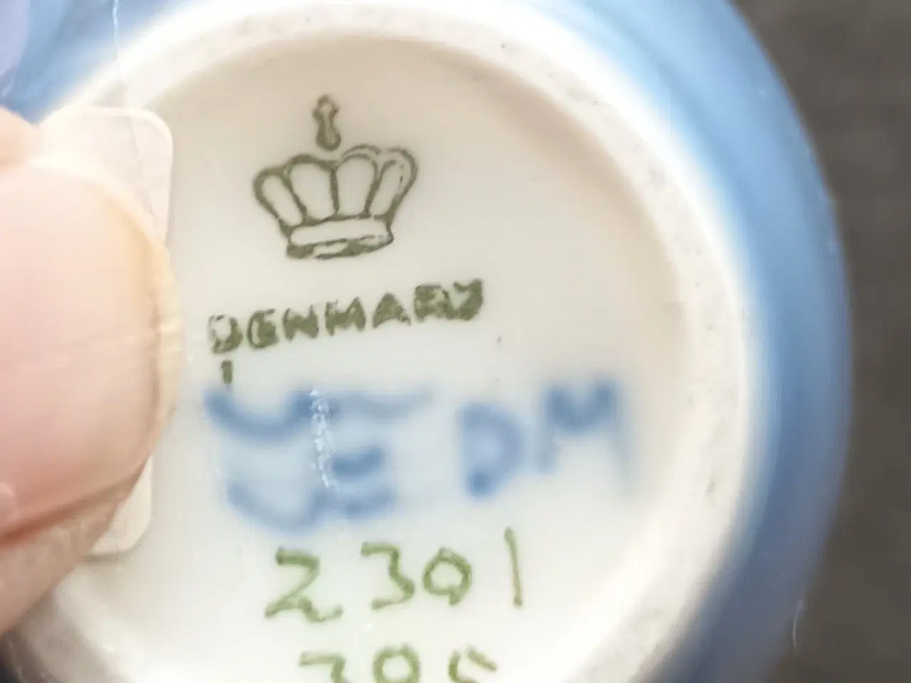 Billede 5 - 2301-395 Kgl.Porcelæns  Vase med frugtblomst og so