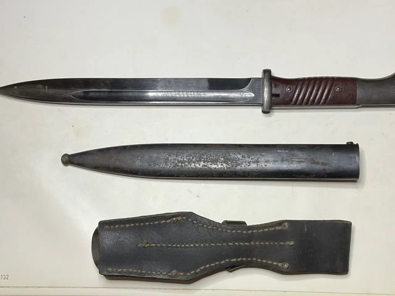 Billede 2 - Gammel tysk K98 bajonet fra 2. Verdenskrig