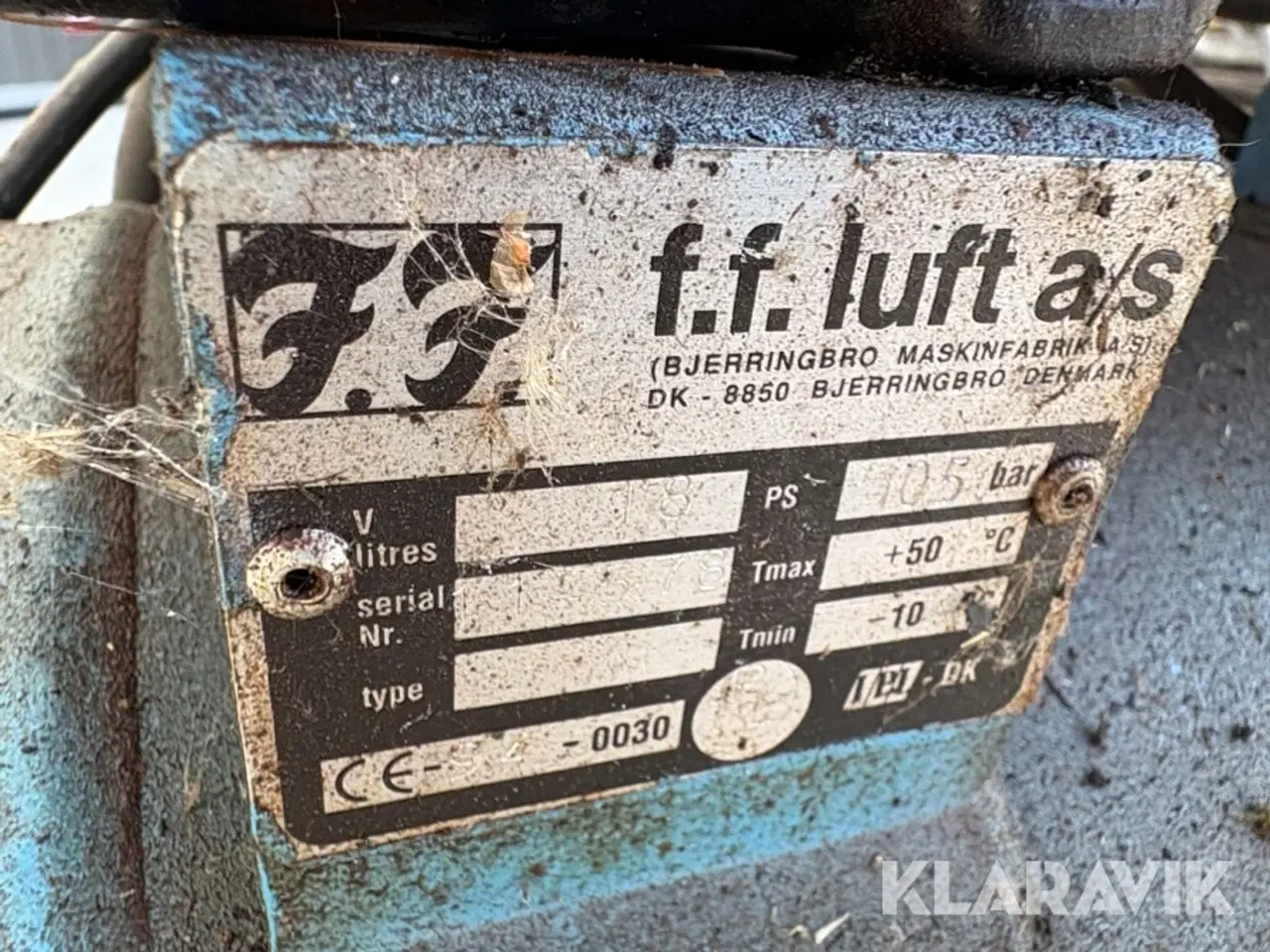 Billede 3 - Blandet lot, pladevibrator,kompressor,Løftevogn, hævesænke vogn.