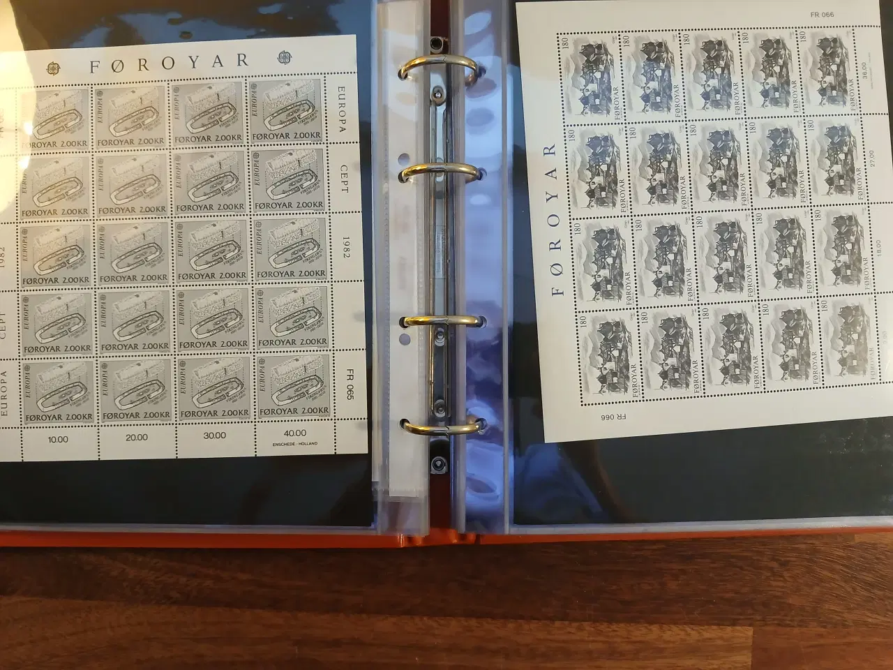 Billede 9 - Færøske 42 helark(20) i arkmappe fra Leuchtturm me