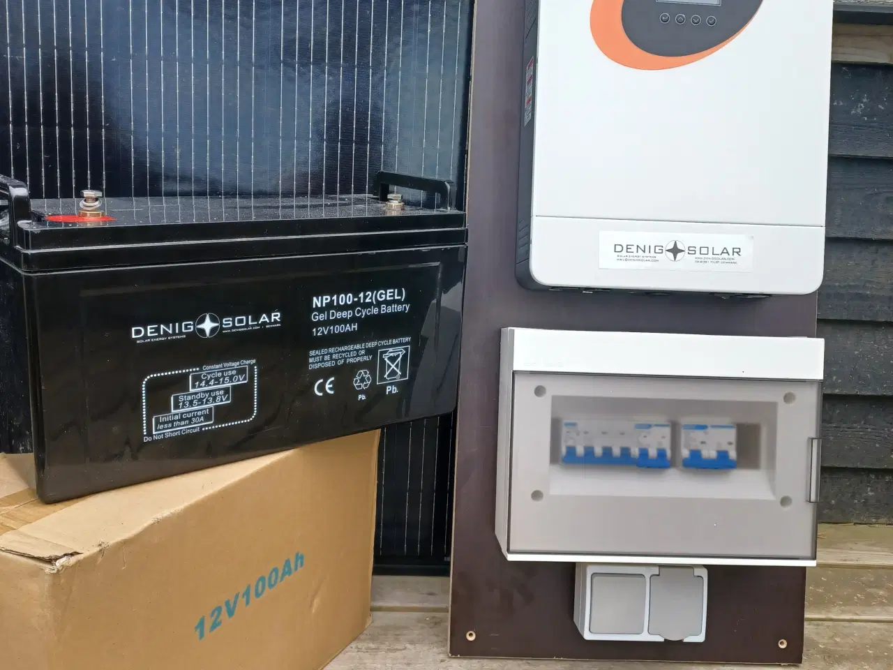 Billede 1 - Off Grid solcellesnlæg