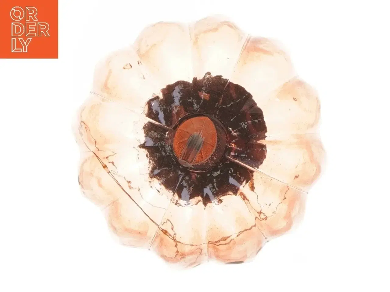 Billede 4 - Dekorativ græskar formet lampe (str. 15x9 cm)