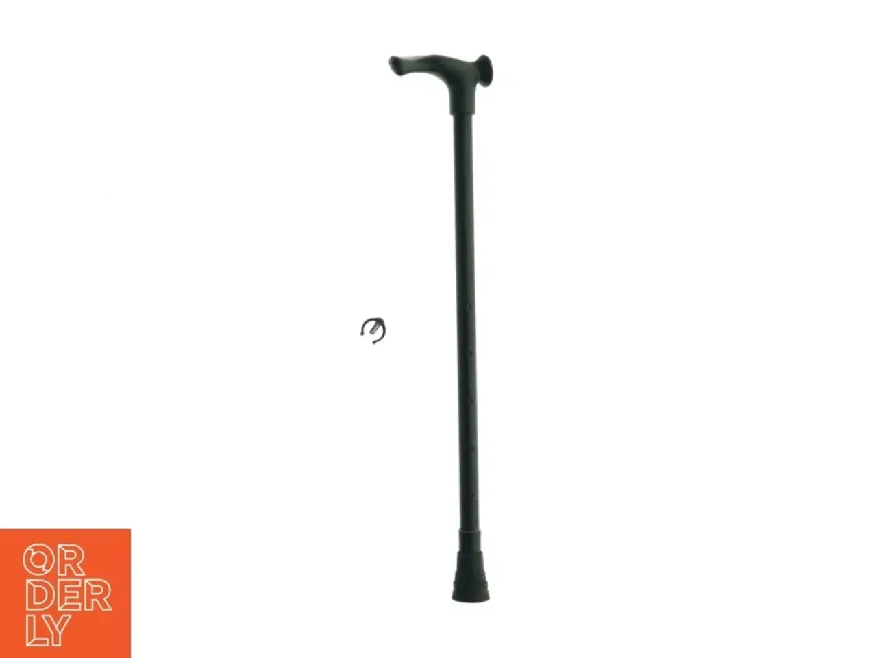 Billede 1 - Sort solid justerbar stok (str. 71 til 94 cm)
