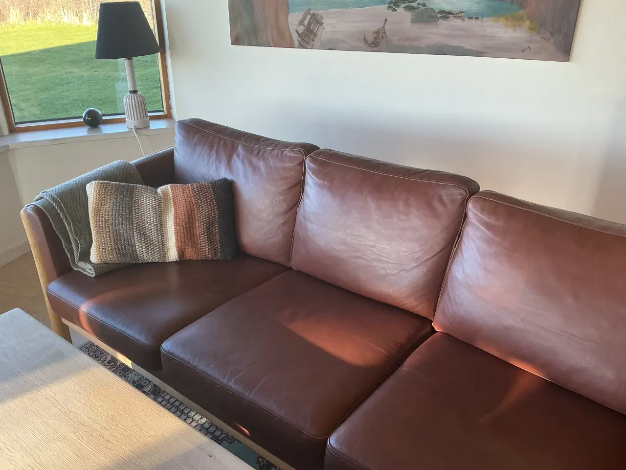 Billede 5 - Læder sofa gruppe 2 og 3 personer