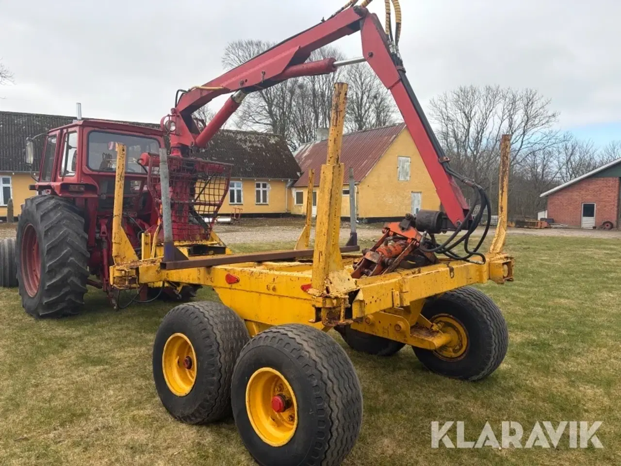 Billede 3 - Skovvogn med kran