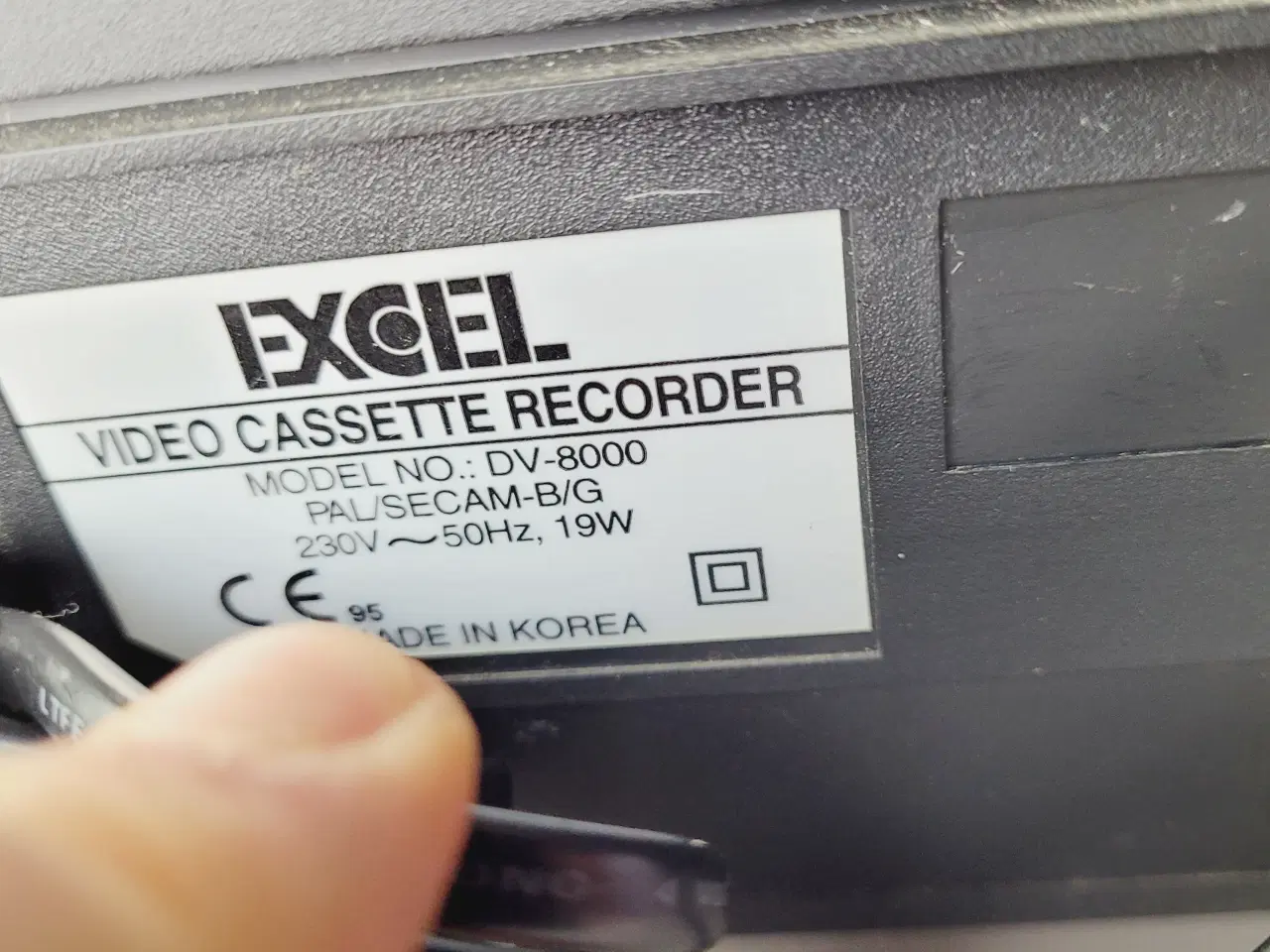 Billede 4 - ⭐️· 📹 Defekt EXCEL VHS Video Cassette Recorder