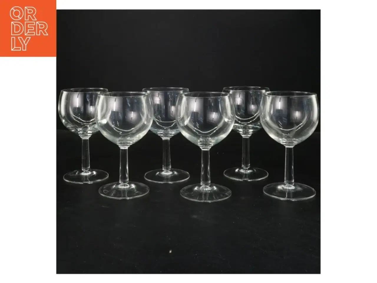 Billede 2 - Sæt af seks glas vinglas (str. 14x7 cm)