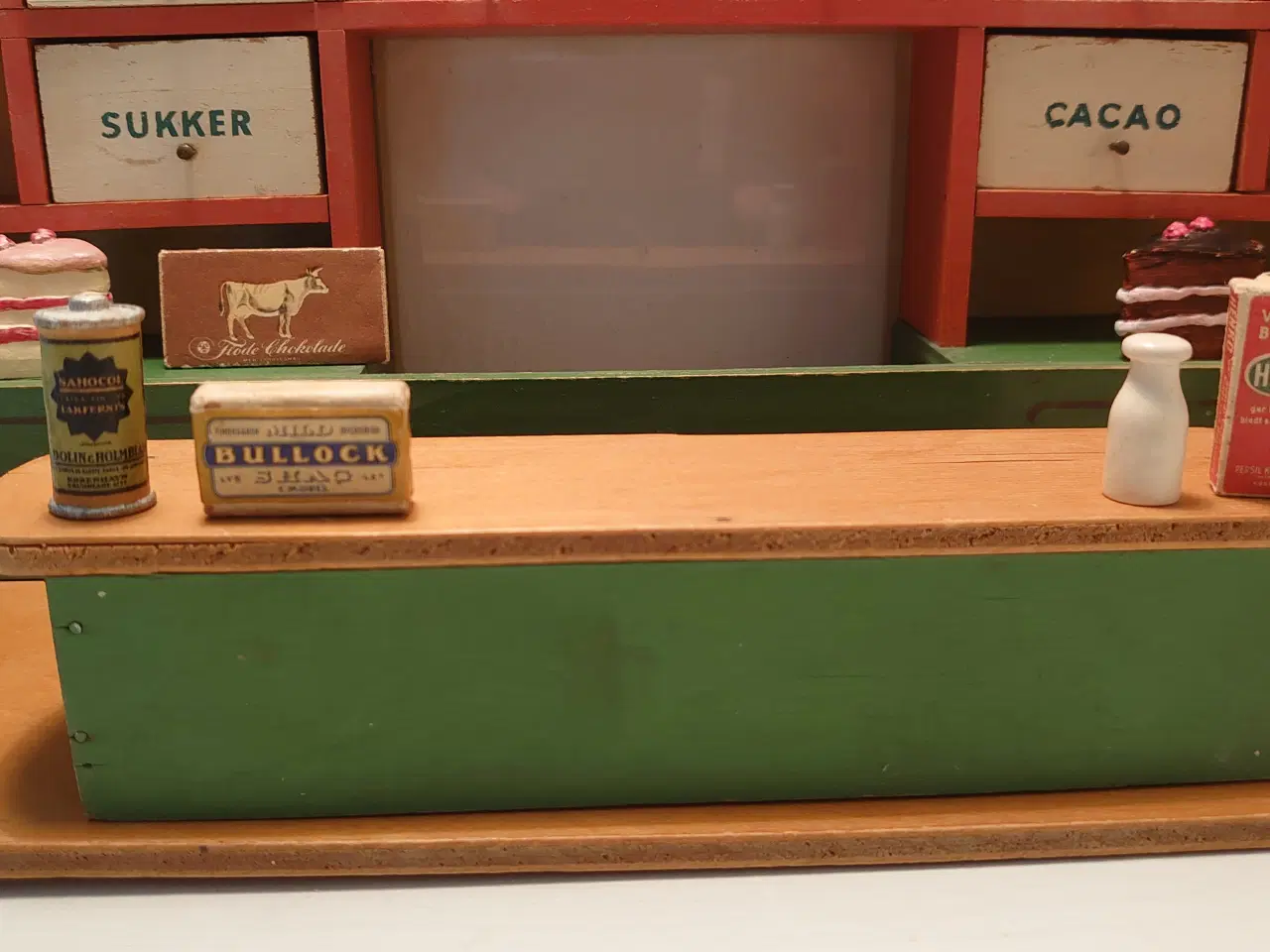Billede 3 - Gammel købmandsbutik. Store model L 41,5cm.