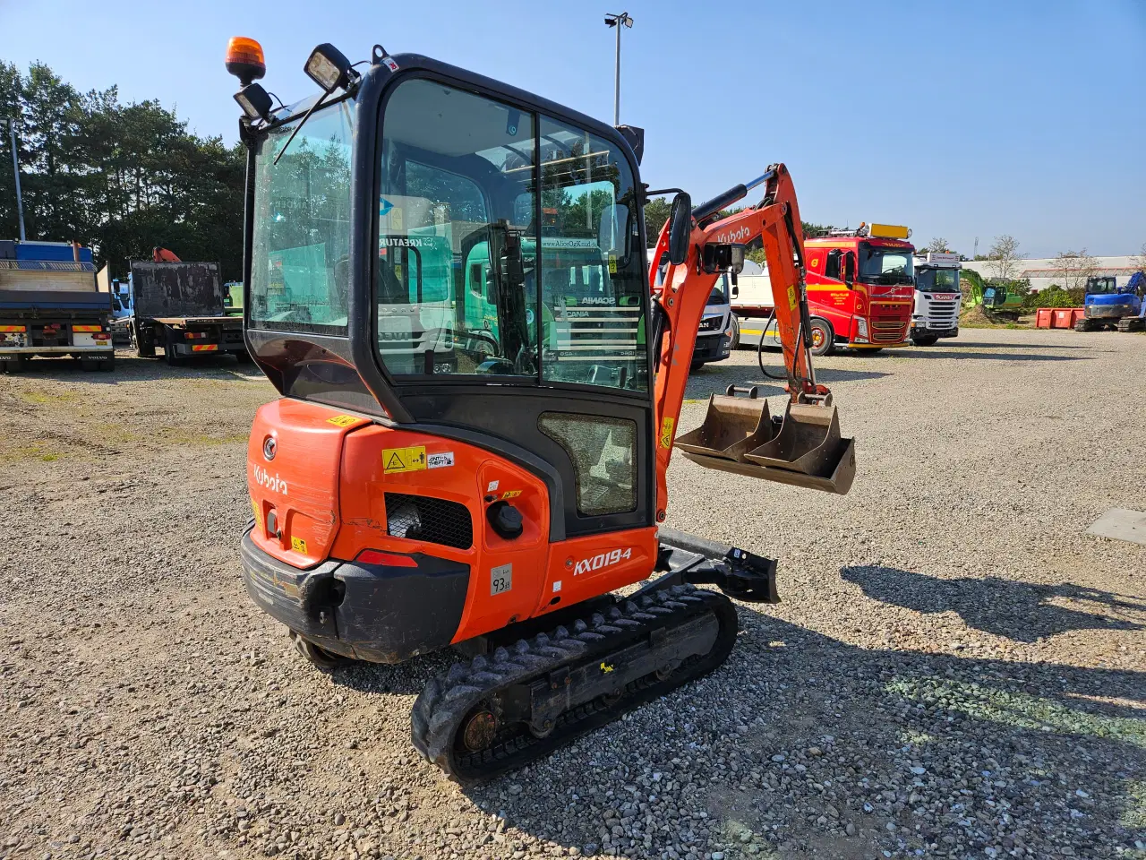 Billede 5 - Kubota KX 019-4 ny tiltman 2024 + 3 skovle