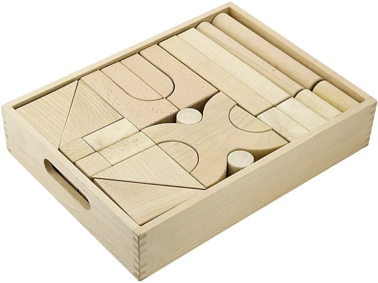 Billede 1 - VIGA Træklodssæt med 48 dele til kreativ leg