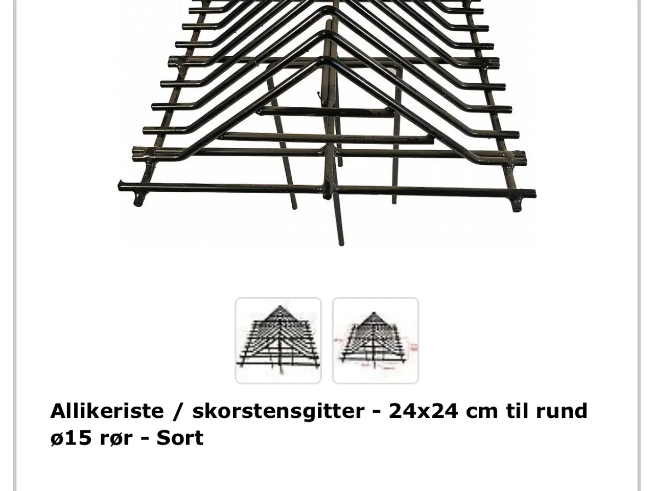 Billede 1 - Allike rist - skorstensrist