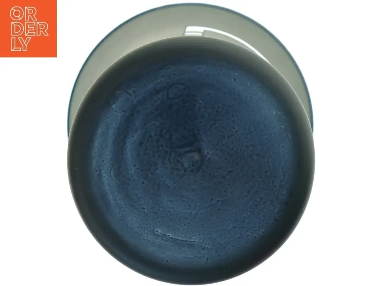 Billede 2 - Sort vase med asiatisk tegn (str. H. 27 cm. ø. 12,5 cm)