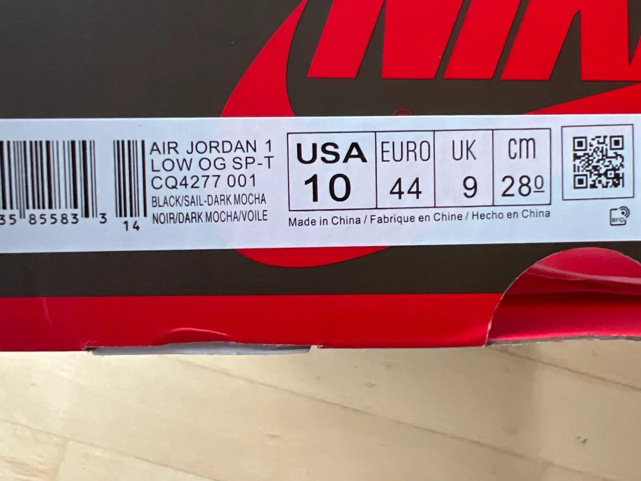 Billede 9 - Nike Air Jordan 1 Low Travis Scott Mocha