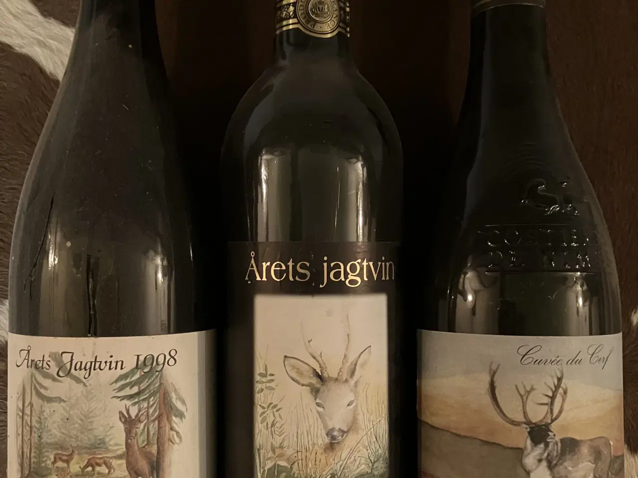 Billede 9 - Jagtvine- samling af rødvin med dyr- og jagtmotive