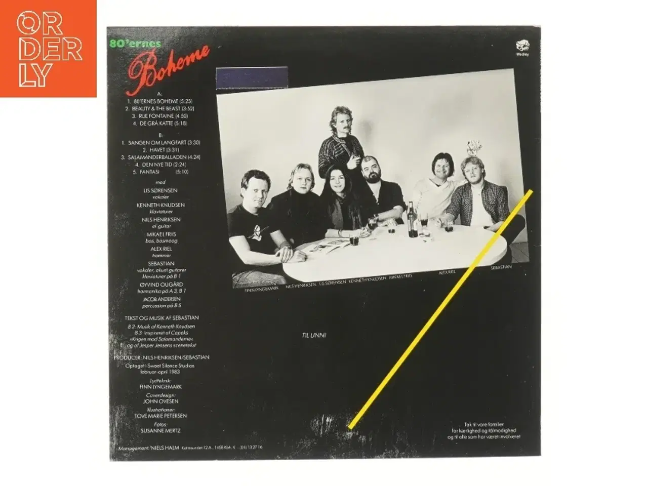 Billede 2 - Sebastian - 80ernes Boheme LP fra Medley