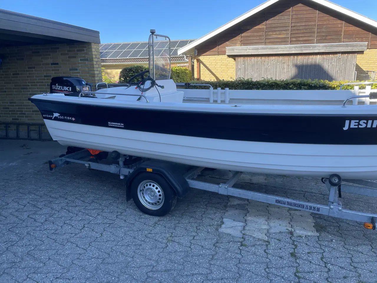 Billede 2 - Nydam 550 Fisk Styrpults jolle sæt med trailer