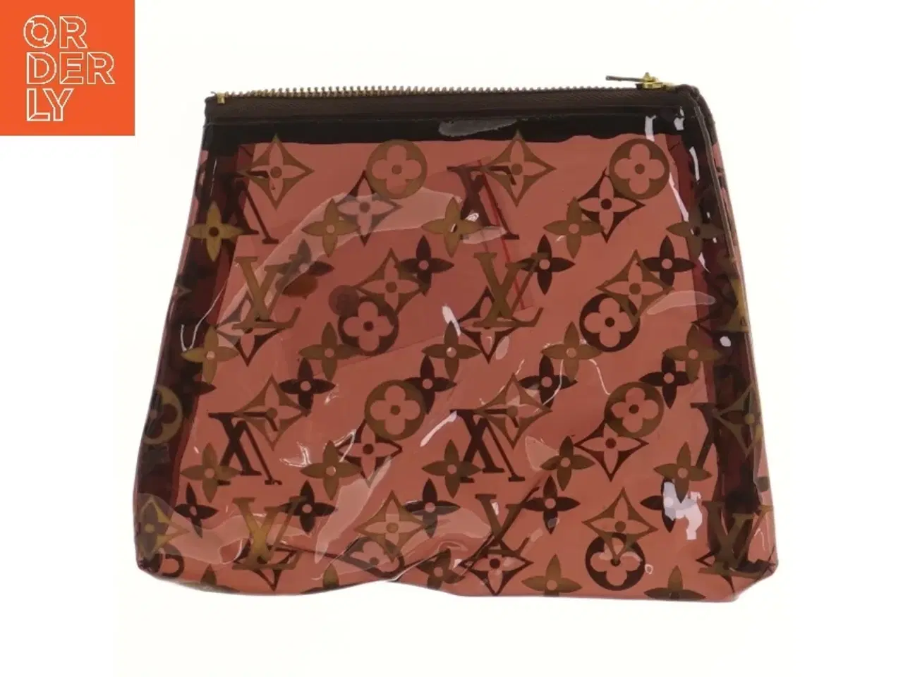 Billede 1 - Plastik kosmetiktaske med monogram (str. 21x17 cm)