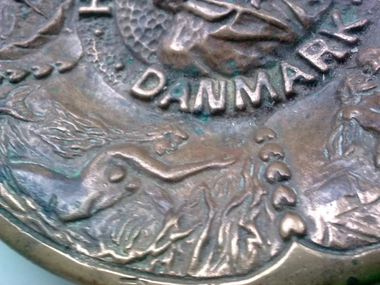 Billede 1 - Bronze H.C. Andersen eventyr skål støbning