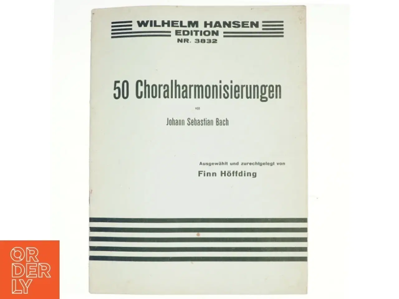 Billede 1 - Bach, 50 Choralharmonisierungen