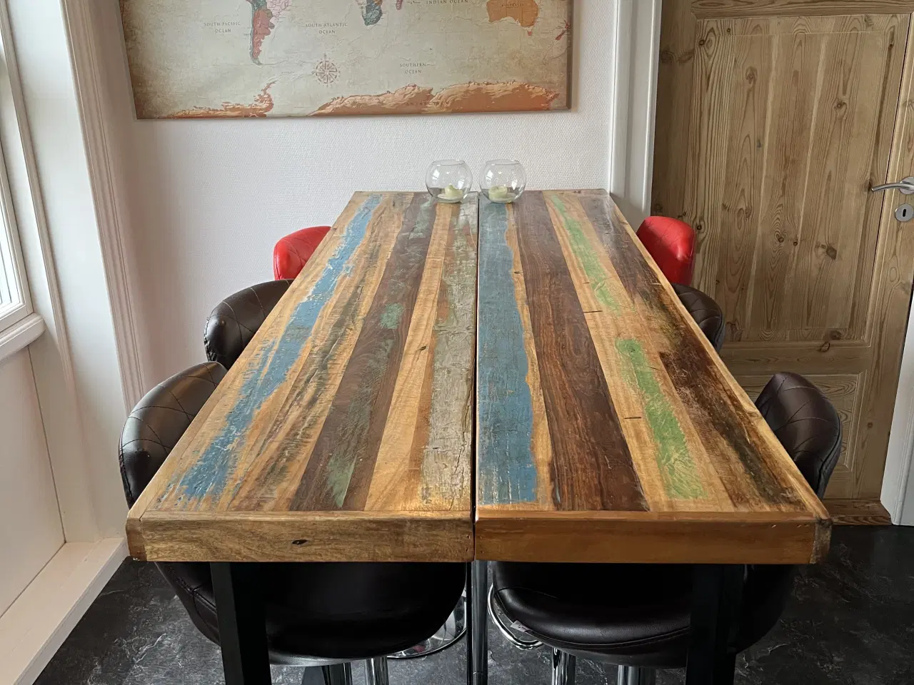Billede 1 - Spisebord 178x70, 107 cm høj