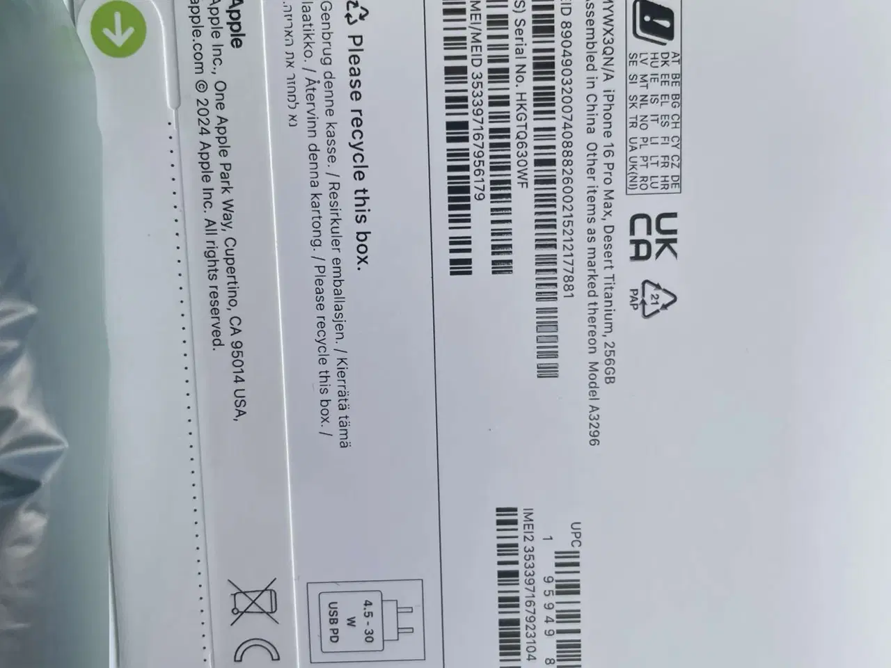 Billede 3 - Iphone 16 Pro Max