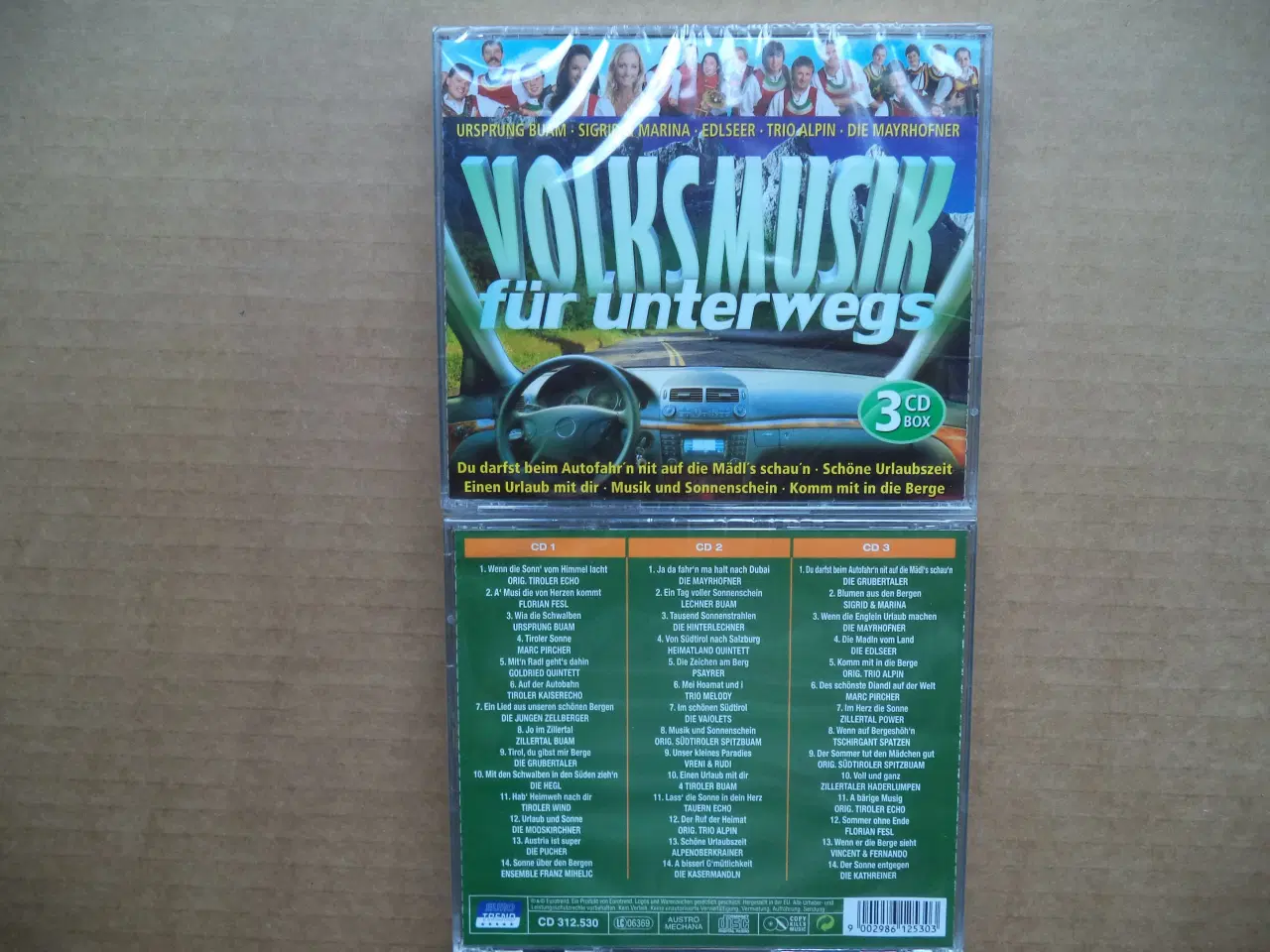 Billede 1 - Opsamling ** Volksmusik Für Unterwegs (3-CD-box)