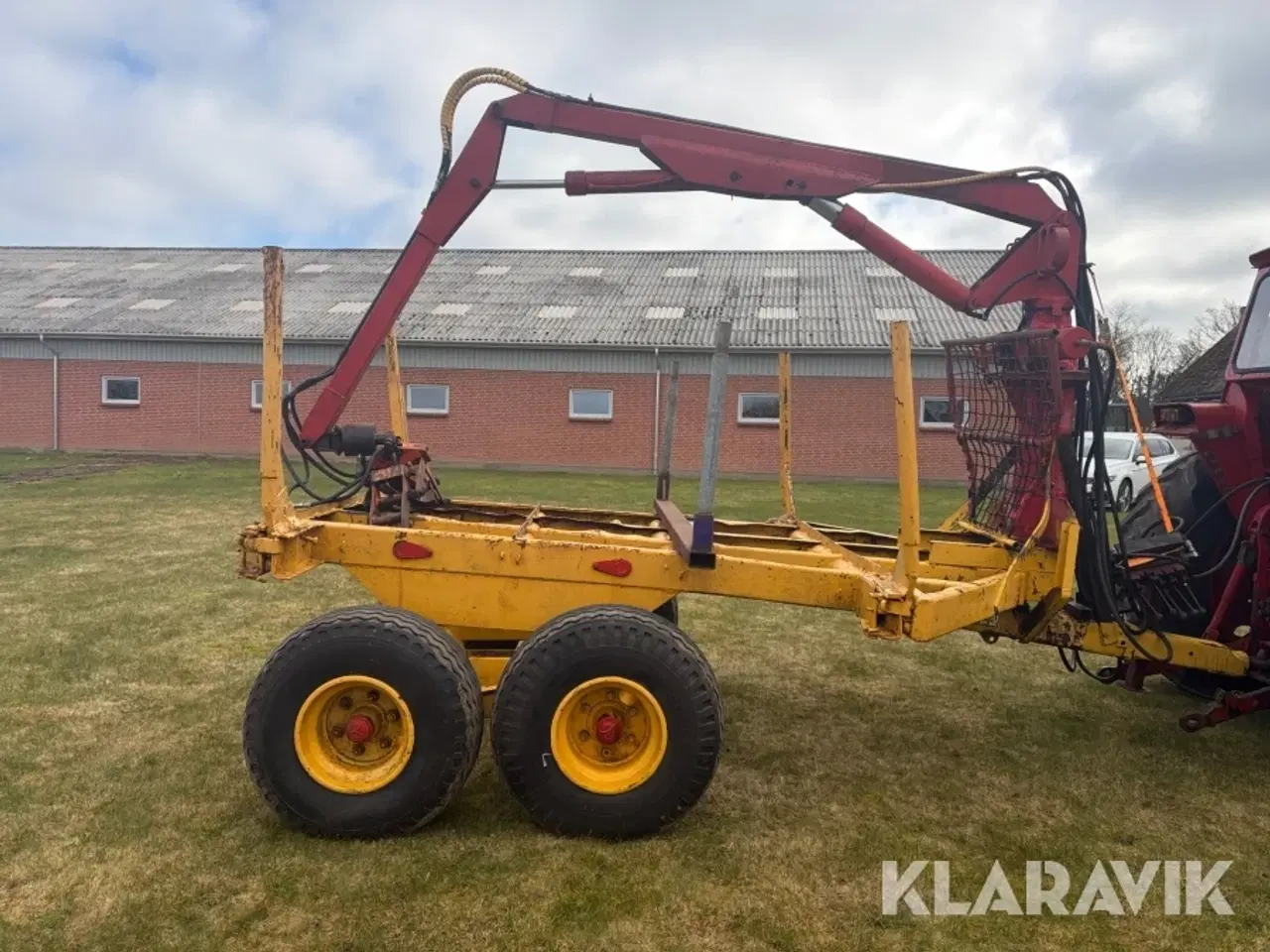 Billede 6 - Skovvogn med kran