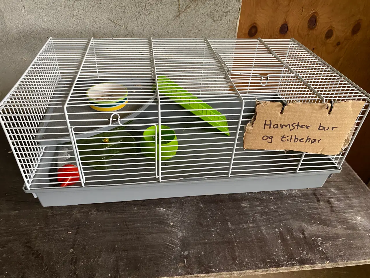Billede 1 - Hamster bur med tilbehør sælges