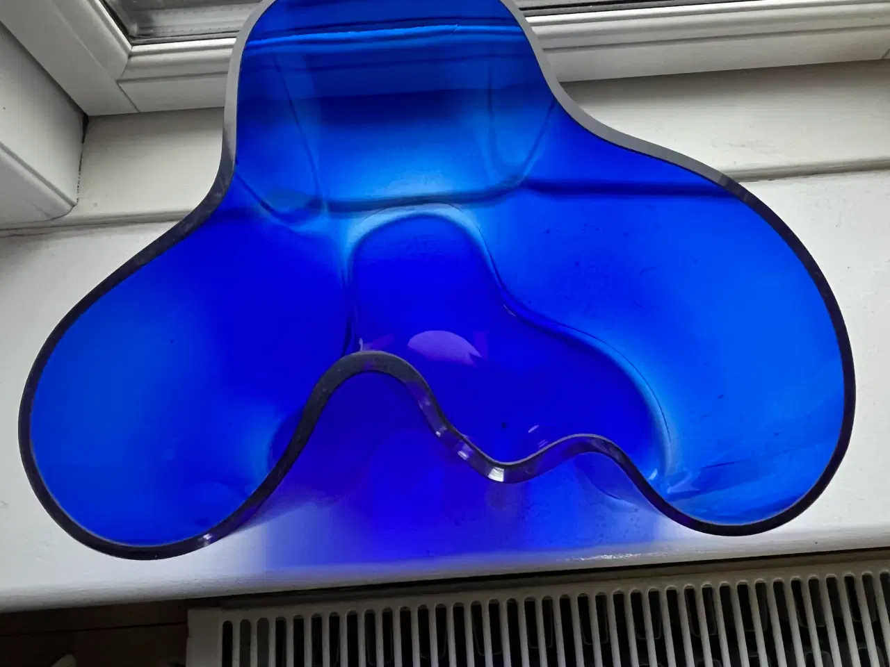 Billede 2 - Alto vase i koboltblå glas 