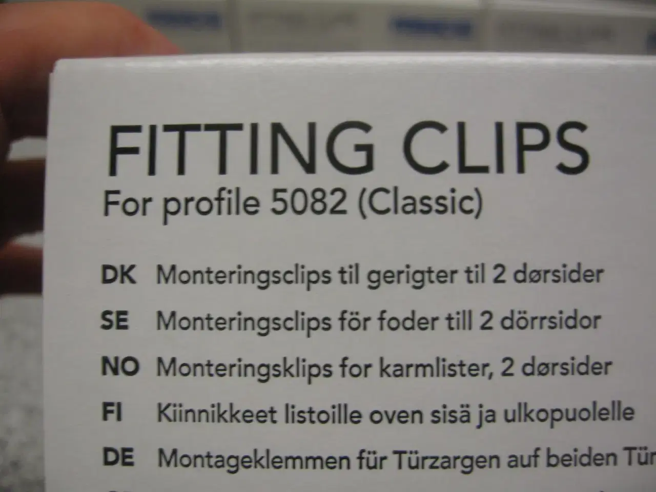 Billede 5 - PRIMO Fittings Clips for profil 5082