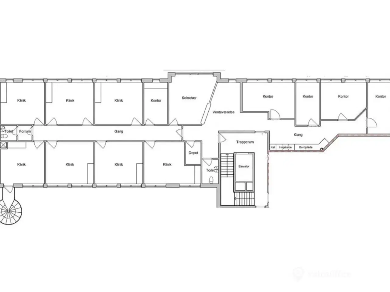 Billede 27 - Lyst erhvervslejemål i Viborg Centrum - i alt ca. 359 cvm