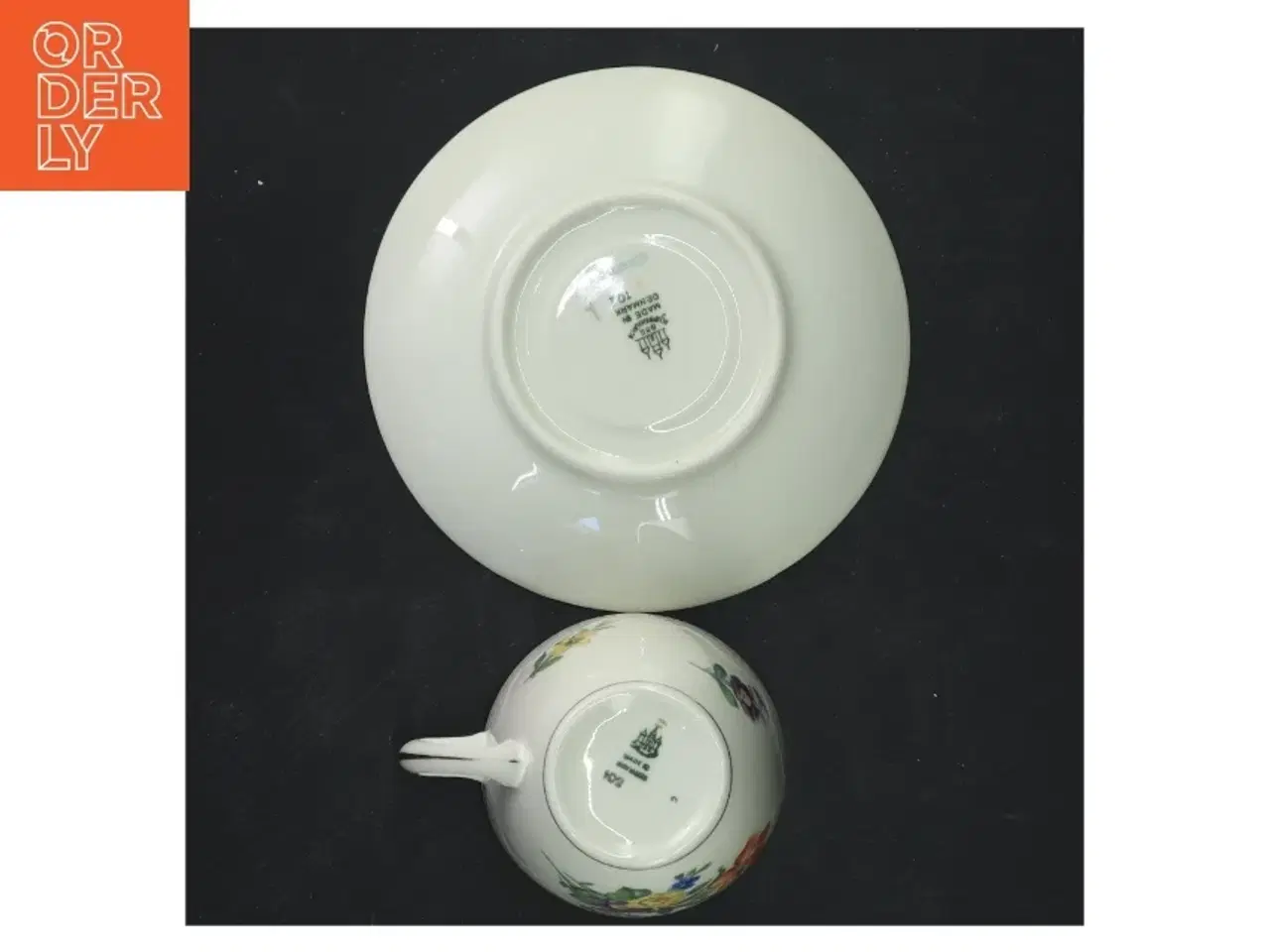 Billede 3 - B&G Saksisk blomst kaffekop 102  (str. Ø 13,5&6x9,5 cm)