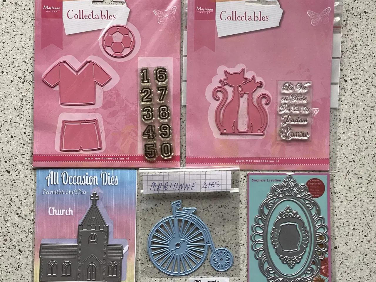 Billede 18 - Scrapbook dies, sæt, embossing, punch, mm. Fra