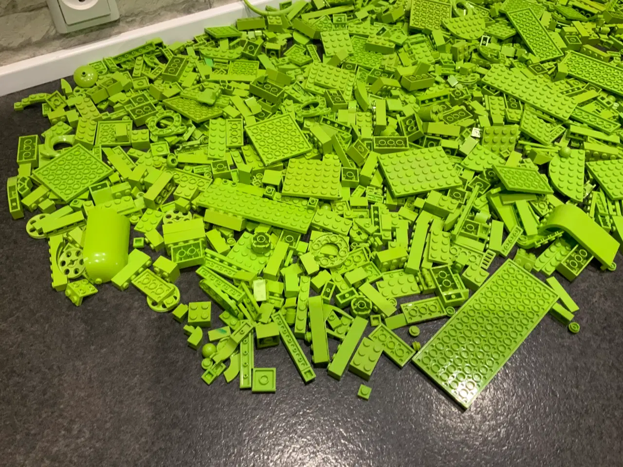 Billede 7 - Lysegrønne legoklodser