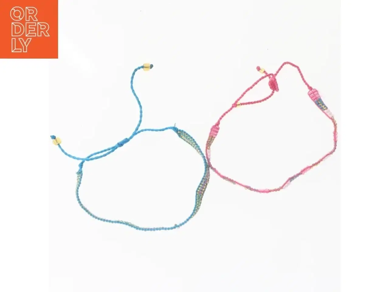 Billede 4 - Håndlavet armbånd i perler (str. 26 cm)