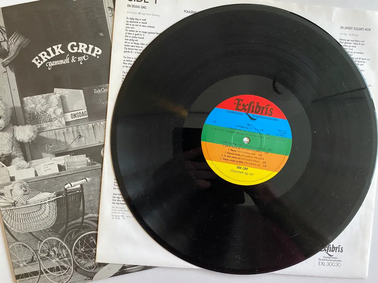 Billede 2 - LP.Erik Grip ‎– Gammelt Og Nyt