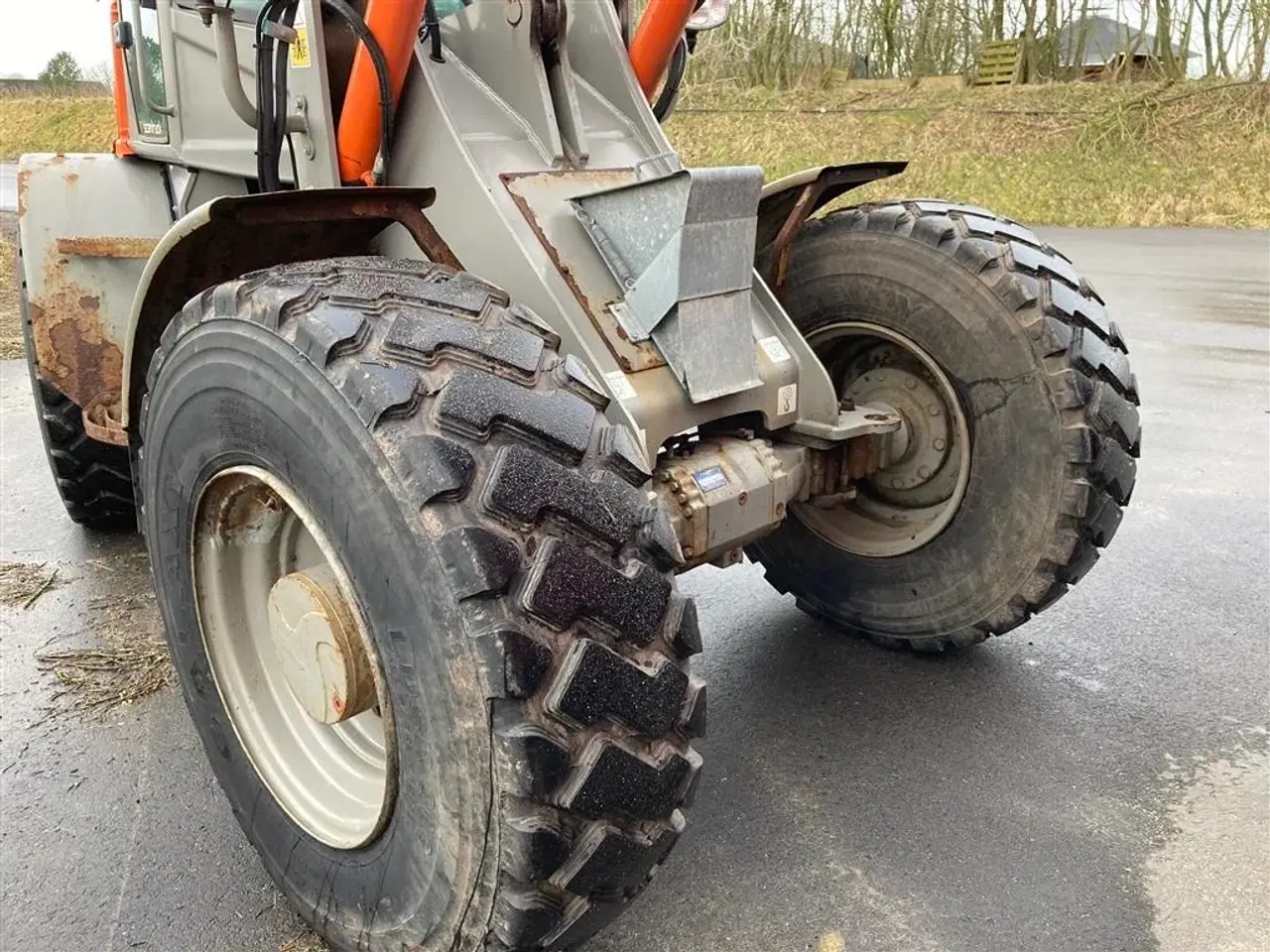Billede 17 - Atlas 105E Weycor Hutigkobling på hydraulikudtag Centralsmøring