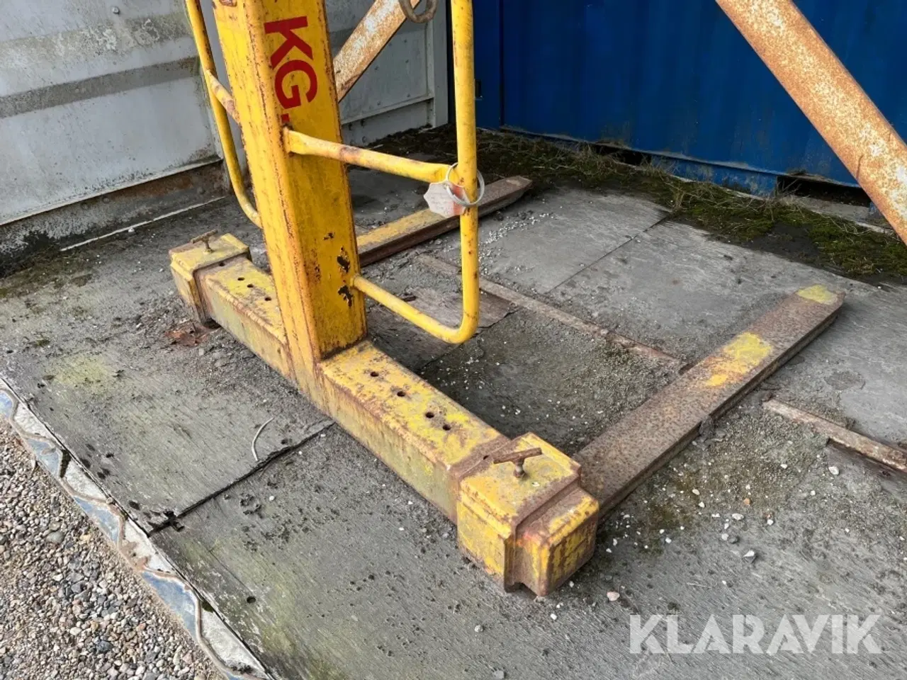 Billede 3 - Pallegafler til kran Kildemose Smedie 3500 kg