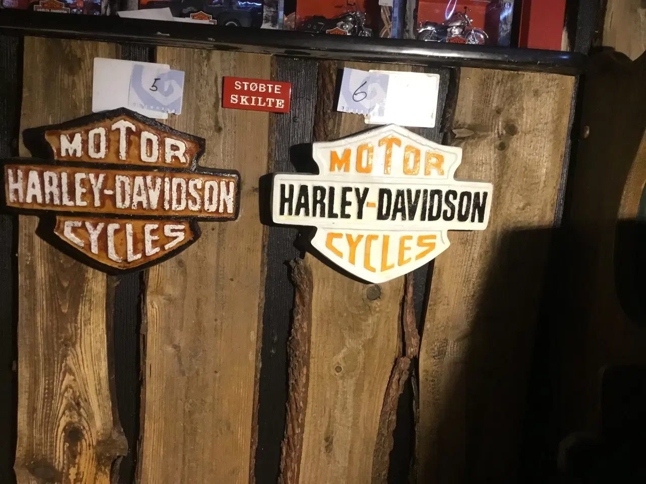 Billede 4 - Støbte skilte Harley Davidson