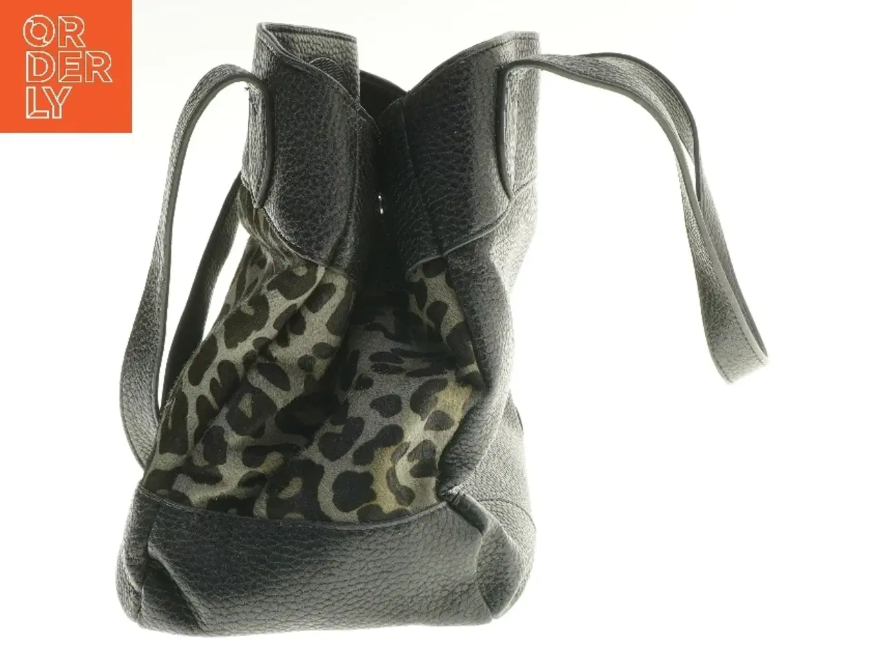 Billede 2 - Stor leopardmønstret taske (str. 30x25x18 cm)