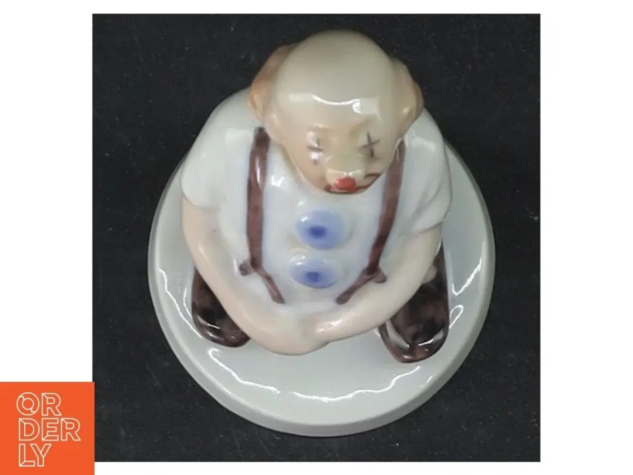 Billede 3 - Porcelænsfigur af klovn fra B&G (str. 11 x 5,5 cm)